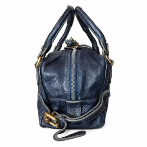 CHLOE Paddington Navy Blue Leather Tote Hand Bag w/ Padlock thumbnail 7