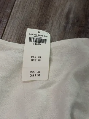 Abercrombie & Fitch White Linen Shell XL NEW thumbnail 10