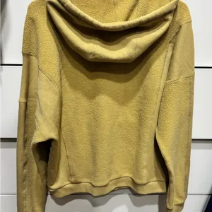 ALO Yoga Mustard Yellow Sherpa Hoodie Jacket thumbnail 2