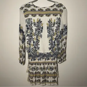 Free People Moonlight Drive Mini Boho Peasant Dress Ivory Small thumbnail 11