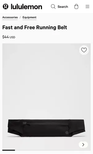 Lululemon Fast And Free Running Belt XS/S thumbnail 2