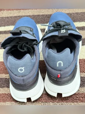 On Cloudnova Navy White Women's Blue & Black Sneakers US 7.5 thumbnail 4