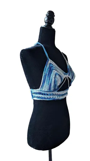 Handmade Peekaboo Crochet Top thumbnail 4