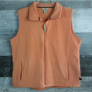 Woolrich Women's Size‎ Large Fall/Winter Vest Fleece Full Zip Up Pockets thumbnail 1