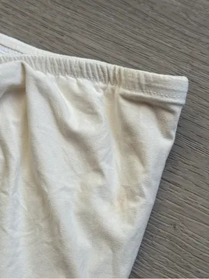 CQ by CQ Draped Stretch Skirt White Size L thumbnail 7