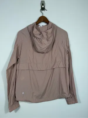 Lululemon Hood Lite Jacket Packable Blush Pink Hooded Windbreaker Size 4 thumbnail 2