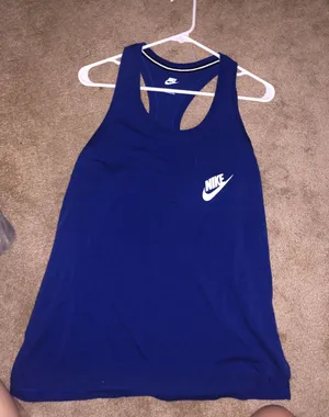 Nike Blue  Tank Top thumbnail 1