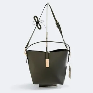 a new day Olive Green Crossbody Satchel Handbag NWT thumbnail 3