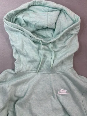 Nike M Women's Mint Green Hoodie Pullover Sweatshirt thumbnail 2
