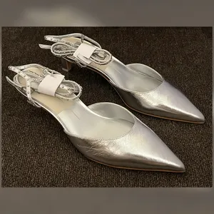 Dolce Vita Loklyn Studded Heels Silver Color Women’s Size- 8.5 thumbnail 6