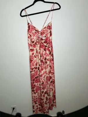 Revolve Favorite Daughter The Envy Slip Midi Dress in Rose Multi Size Large thumbnail 11