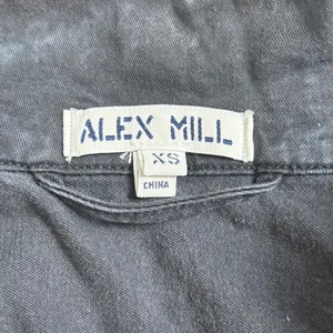 Alex Mill Expedition Jumpsuit Washed Black Tencel‎ Cotton Boiler Suit XS thumbnail 5