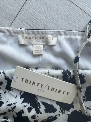Thirty Thirty Cow Print Satin Maxi Dress Size Medium thumbnail 5