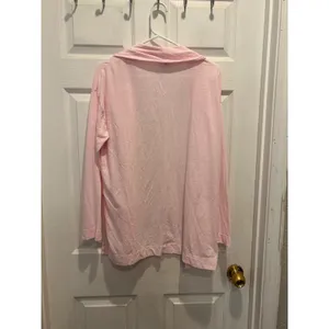 J.Crew Womens Pink Open Front Slub Knit Cardigan Sweater Pockets Size M‎ Minimal thumbnail 4