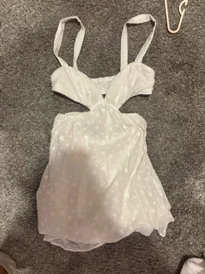 Princess Polly White Cut-Out Mini Dress thumbnail 2
