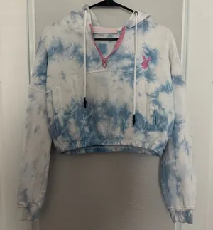 Playboy X Missguided • Tie Dye Hoodie • Size 4 thumbnail 1