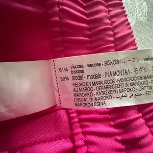 Zara Size-L‎ Women's Pants Pink Wide Leg Elastic Drawstring Waist Pull On thumbnail 11