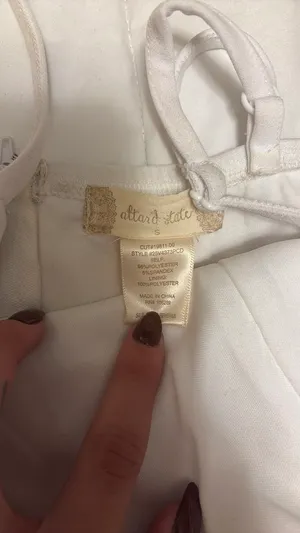 Altar'd State Dress White thumbnail 3