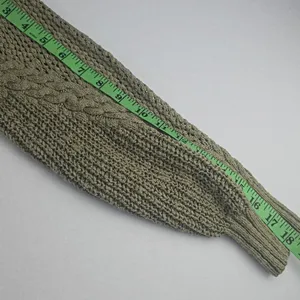American Eagle Olive‎ Green V-neck Slouchy Sweater Small thumbnail 9