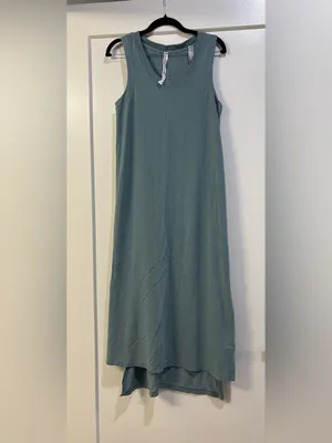 Lululemon All Yours Tank Maxi Dress in Tidewater Teal Size 6 thumbnail 2