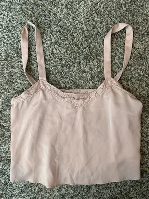 Pink Cropped Tank Urban Outfitters thumbnail 1