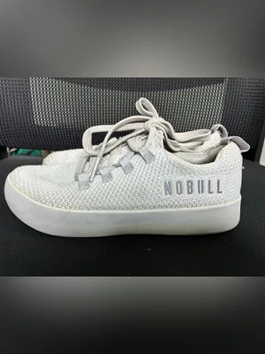 NOBULL Womens Recs Knit Training Shoes White Low Top Crossfit Sneaker Size 7 thumbnail 5