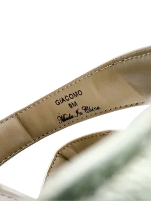 NYDJ Giacomo‎ Strappy Square Toe Heeled Sandals Gold Metallic Size 9 thumbnail 11