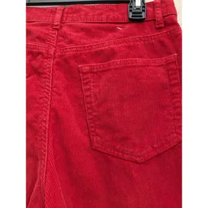 BDG Urban Outfitters Women's Corduroy Jeans Slim Straight Leg High Rise Red 29 thumbnail 7
