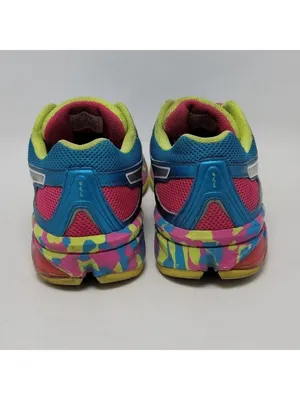 Women's Asics Gel Frantic 7 Athletic Sneakers Running Shoes Size 10 Blue Pink thumbnail 5