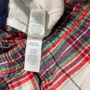 Aerie Red White Plaid Ruffle Hem Boxer Pajama Shorts Womens Medium thumbnail 5