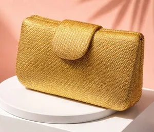 Gold Sparkle Evening Clutch thumbnail 1