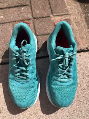 Hoka Bondi 7 turquoise and white Women’s 9 thumbnail 2