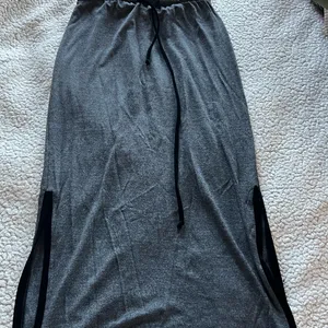 ZARA Elegant Gray Maxi Skirt thumbnail 1