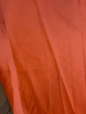 Silk Women's Orange A-Line Midi Skirt Large - C30-030 thumbnail 9