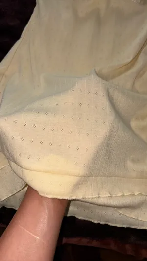 Beverly and beck butter yellow pointelle dress thumbnail 6