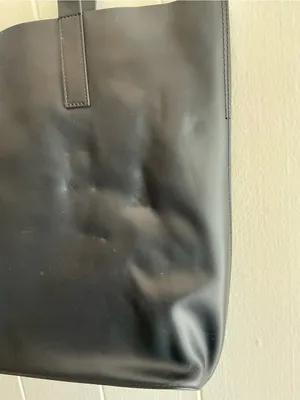 A Nice Large Lightweight Black Everlane The Day Square Tote Shoulder Handbag Bag thumbnail 3