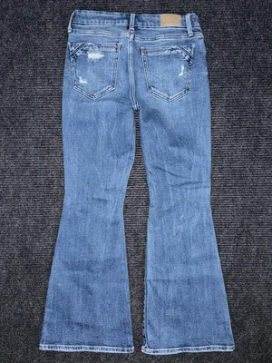Buckle Black Fit No 53 Flare Stretch Jeans Sz 26x30 Distressed Mid Rise BBW3405S thumbnail 2