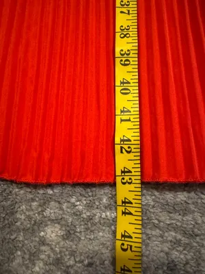 NWT Pluswear Pleated Long-Sleeve Red Dress thumbnail 8