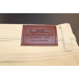 Ralph Lauren Jeans Co Womens 10 Classic Straight Slim Fit Jeans Desert Tan Khaki thumbnail 11