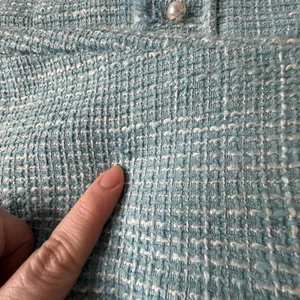 Ivy City Co‎ Claudia Dress Small Blue Tweed Old Money Classic Preppy Coquette thumbnail 9