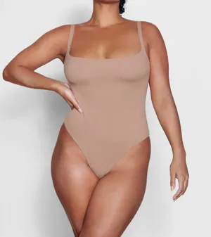 Skims Fits Everybody Square Neck Bodysuit thumbnail 1