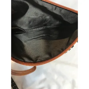 Boetree Boutique Zebra Print Canvas Wristlet EUC thumbnail 4
