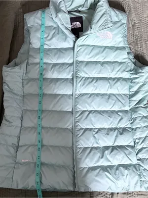 The North Face Womens Aconcagua 550 Down Vest Teal Size Large thumbnail 8