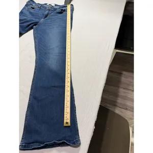 Hollister Mid-Rise Bootcut Jeans W32 Regular Blue Denim 14R 355D3408 thumbnail 13