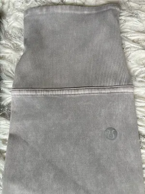 Lululemon Athletica Washed Gray Women’s Cropped High-Waist Leggings Size 4 thumbnail 9