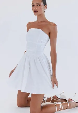 Princess Polly Dress White thumbnail 1