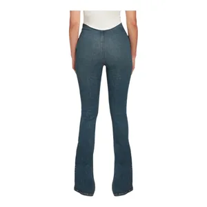 EB DEMIM Split Hem Jegging size Medium with side zipper slit hem NWT Tommy wash thumbnail 4