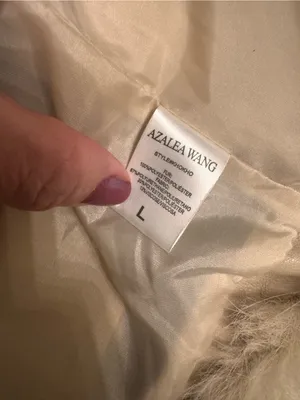 AZALEA WANG Khokho Faux Fur Cropped Jacket thumbnail 5