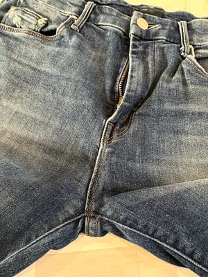 MOTHER Denim High-Waisted Looker Ankle Fray Furiously Happy Distressed Blue thumbnail 8