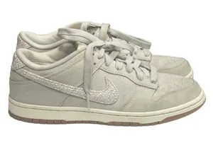 Nike VHTF: ✔︎ Dunk Low Skinny PRM Premium Sail Luster Basketball Sneakers ✔︎ 8.5 thumbnail 2